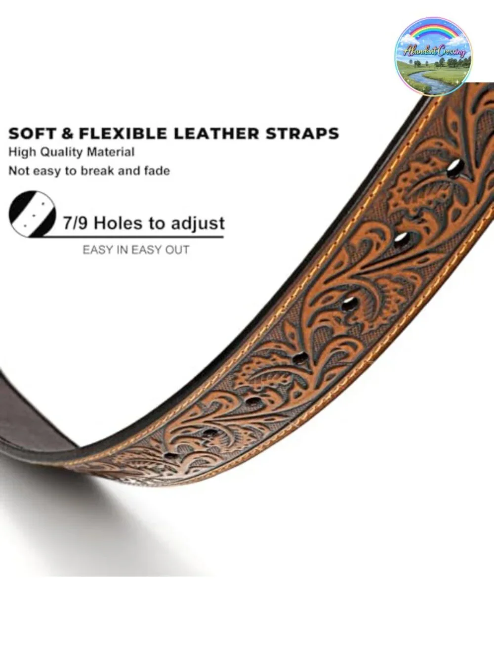 N/A western leather